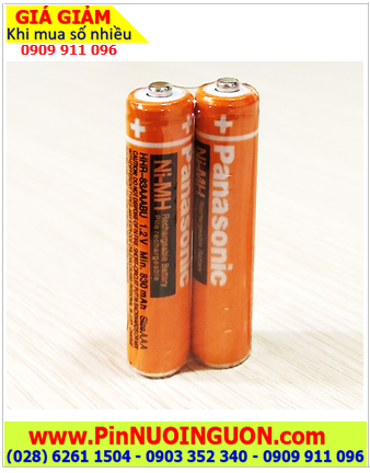 Panasonic HHR-83AAABU, Pin điện thoại bàn AAA 830mAh 1.2v Panasonic HHR-83AAABU chính hãng (Gói 2 viên)